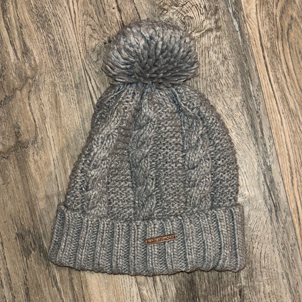 Michael Kors Gray Knit Beanie